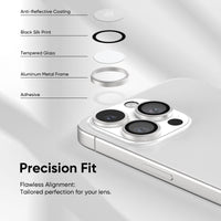 NanoArmour for iPhone 16 Pro / 16 Pro Max Anti Reflective Camera Protector - 4 Pro Colors